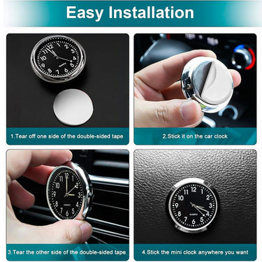Electronic Car Clock Timepiece - Stylish Car Decoration Accessory